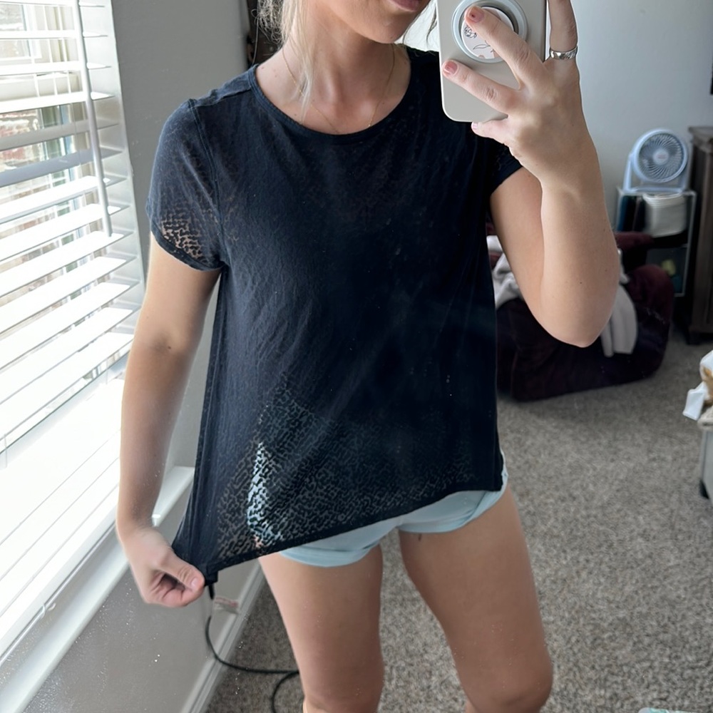 Lululemon see through flowy tee shirt